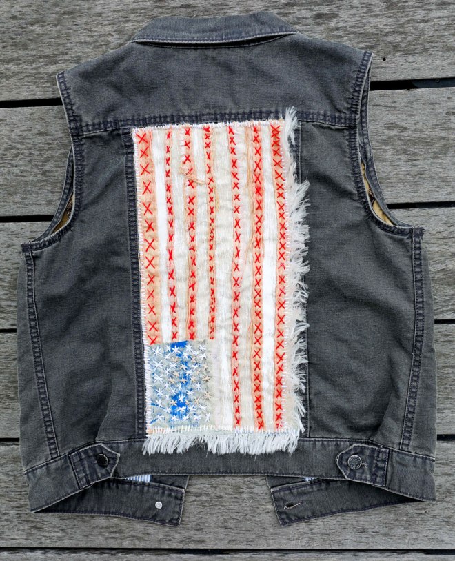 American Flag Vest / Crafted in Carhartt